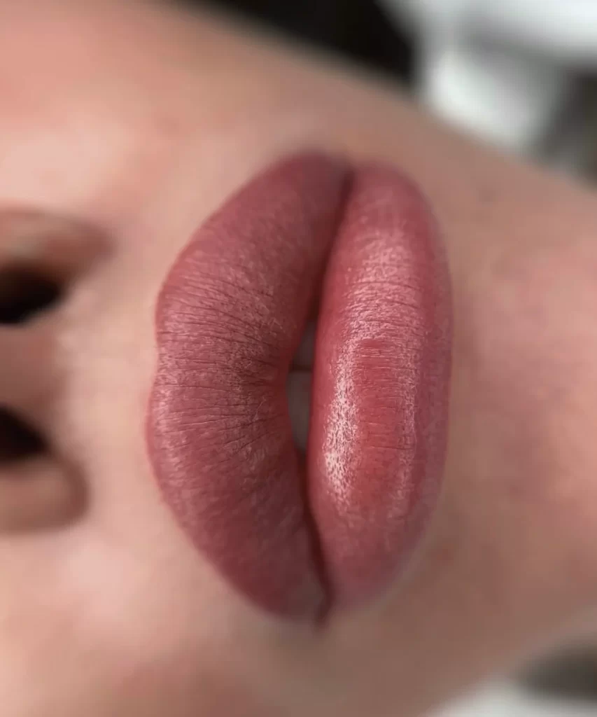 lip tattoo